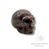 Bloodstone A Crystal Gemstone Carved Skull Left View