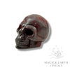 Bloodstone B Crystal Gemstone Carved Skull Right View