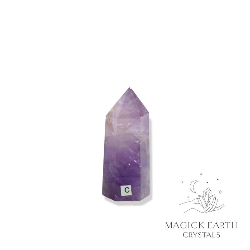 Amethyst Crystal Gemstone Tower C