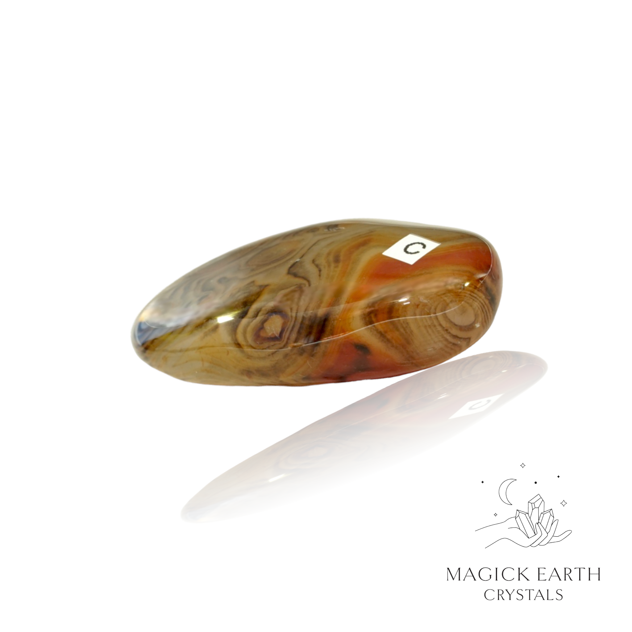 Natural Agate crystal freeform medium variant c