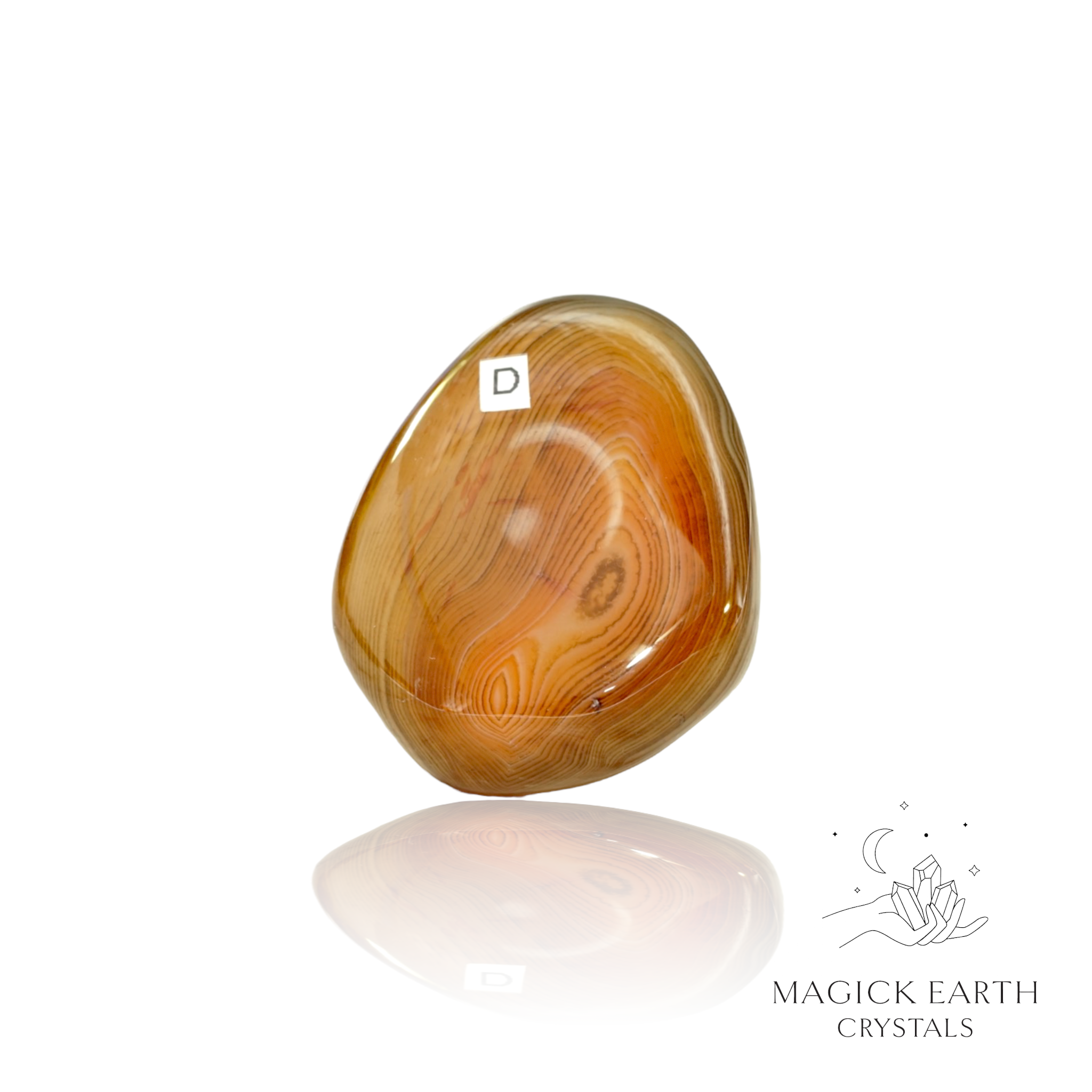 Natural Agate crystal freeform medium variant d