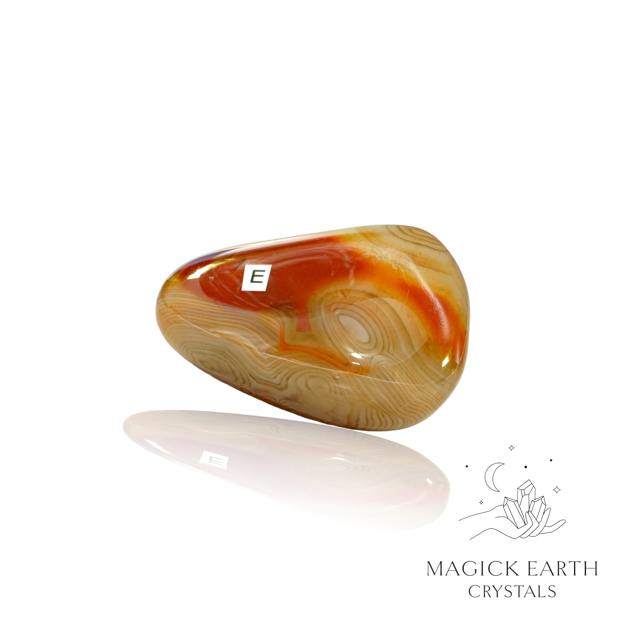 Natural Agate crystal freeform medium variant e