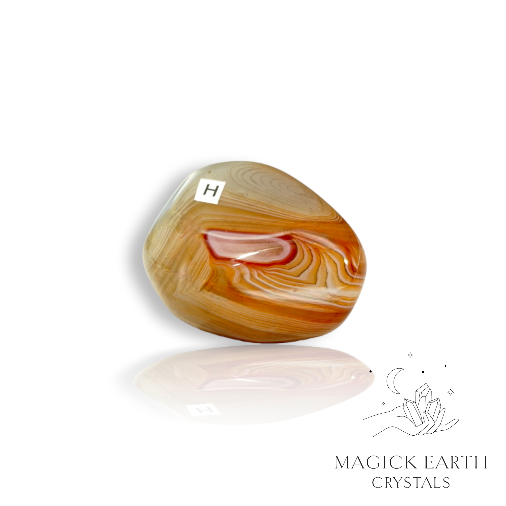Natural Agate crystal freeform small variant h