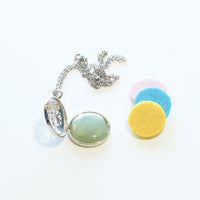Natural Aventurine tree of life diffuser pendant view c