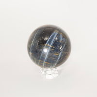 Natural Blue Tiger Eye crystal sphere view b