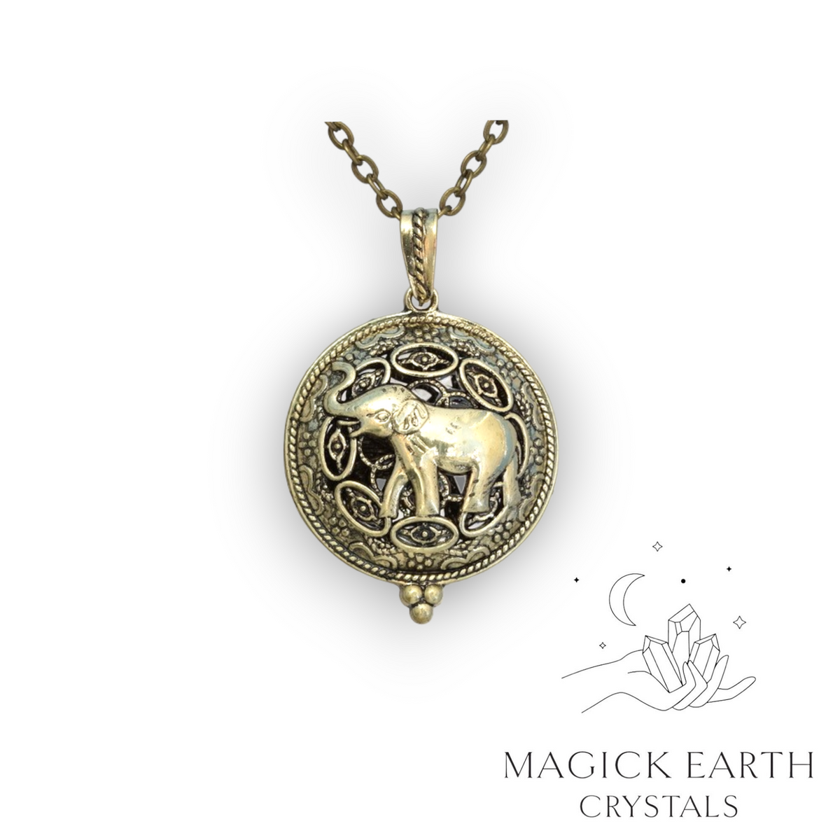 Elephant diffuser pendant view a