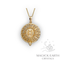 Filigree diffuser pendant view b