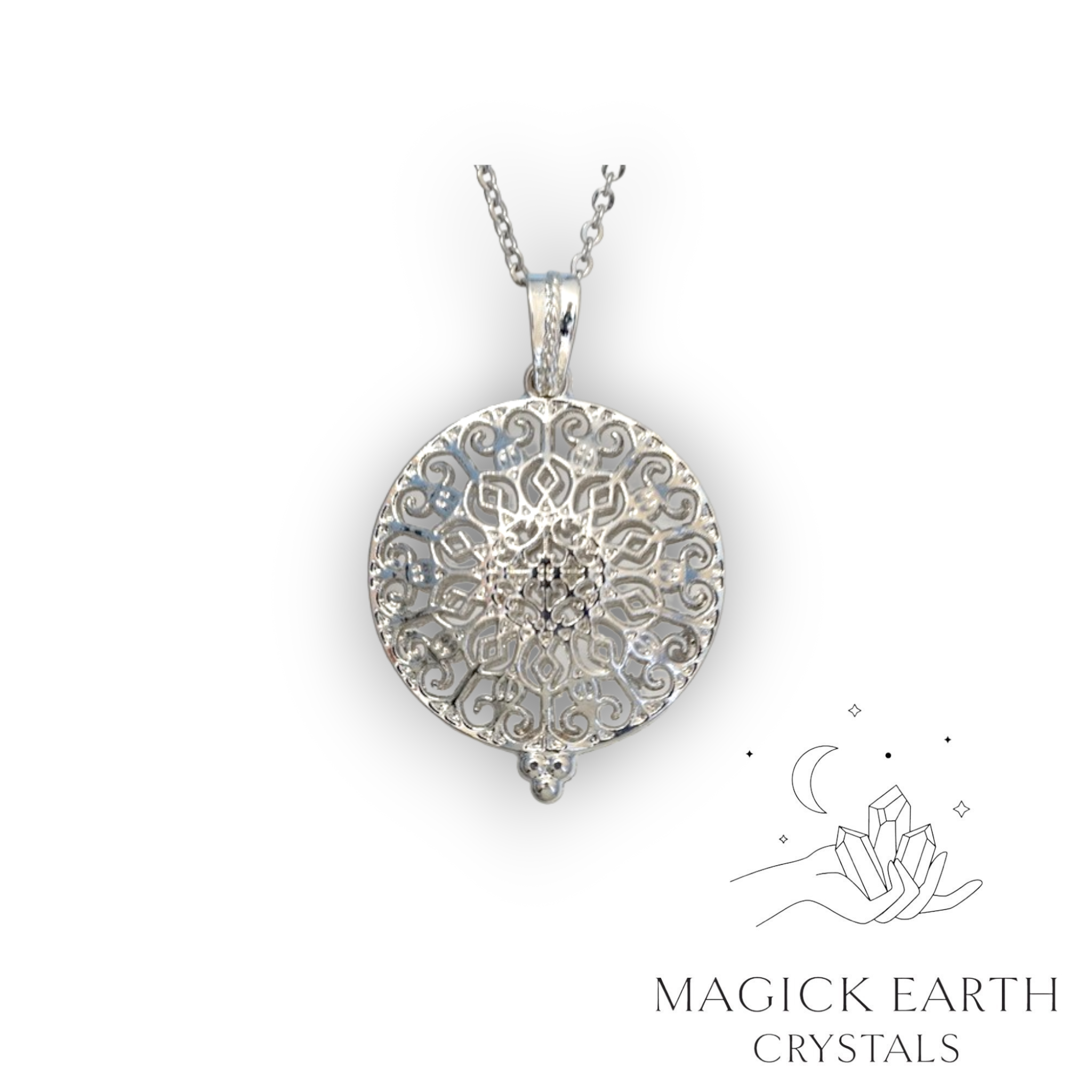 Filigree diffuser pendant view c