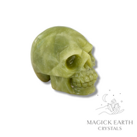 Jade Carved Skull right view