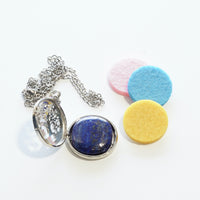  Natural Lapis Lazuli tree of life diffuser pendant view c
