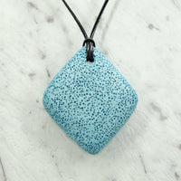  Lava diamond pendant view b