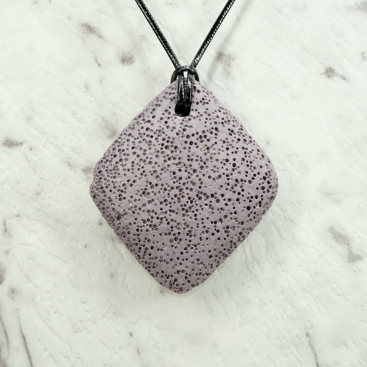  Lava diamond pendant view f