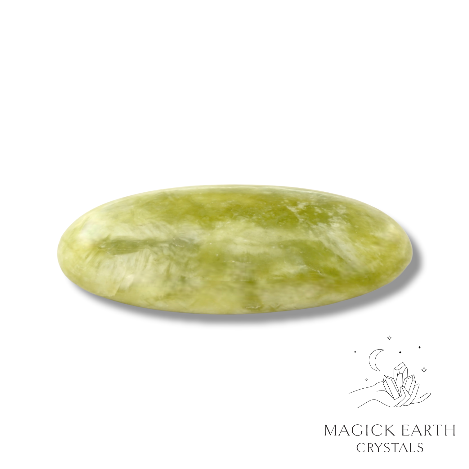 Light Jade Massage Stone For Abundant Harmony
