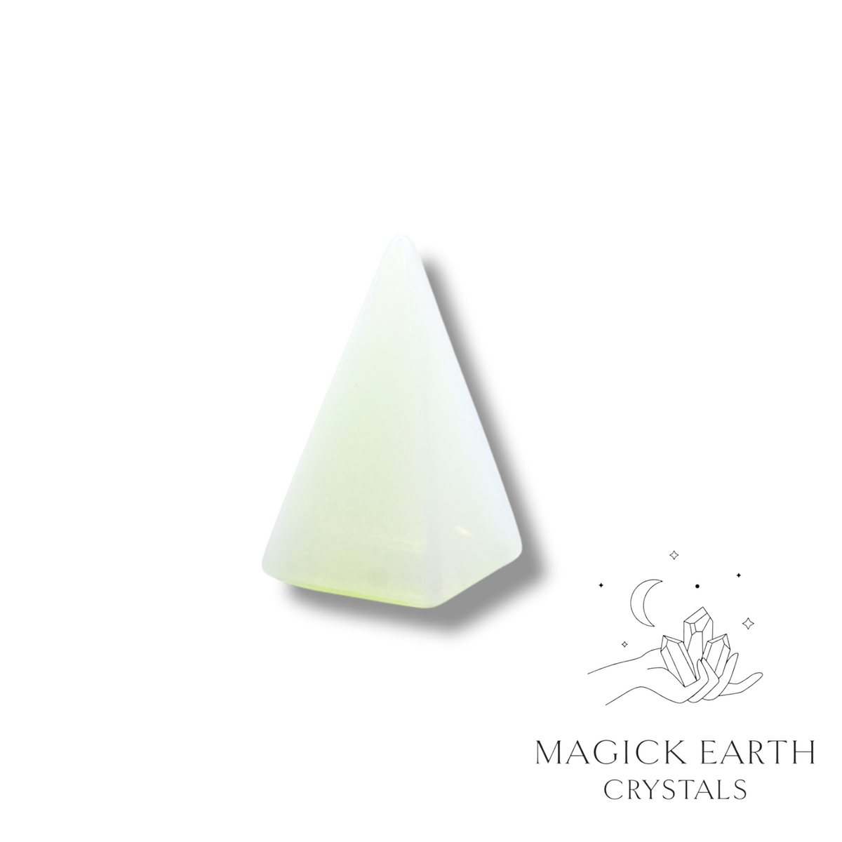 Opalite crystal mini pyramid tall