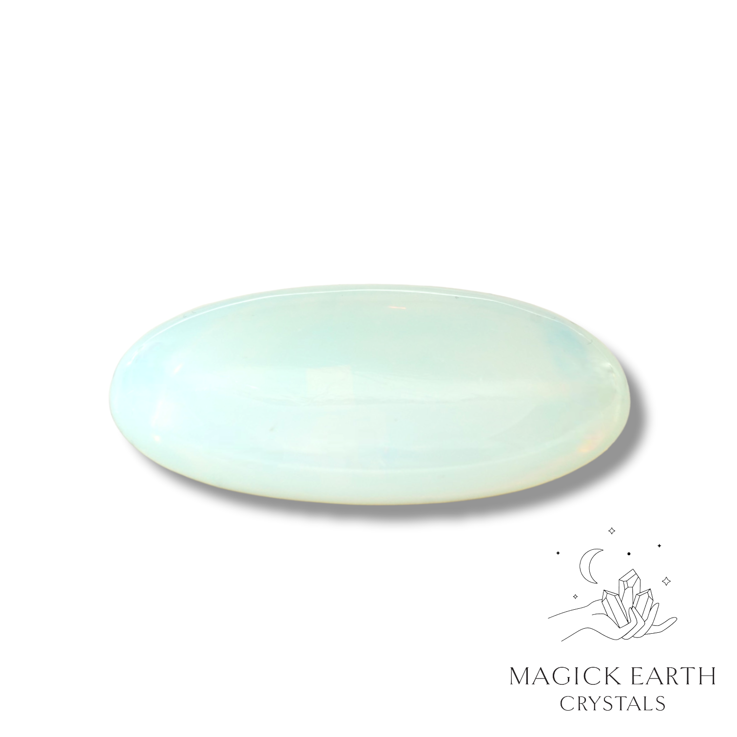 Opalite Oval Massage Stone For Luminous Guidance