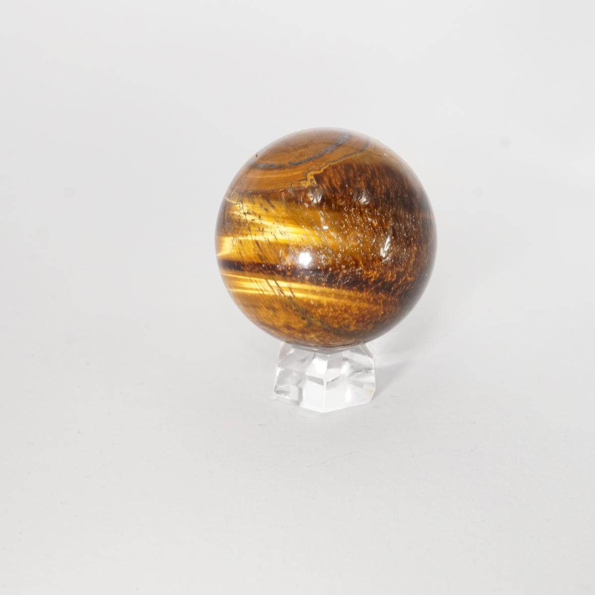 Natural Tiger Eye crystal sphere  